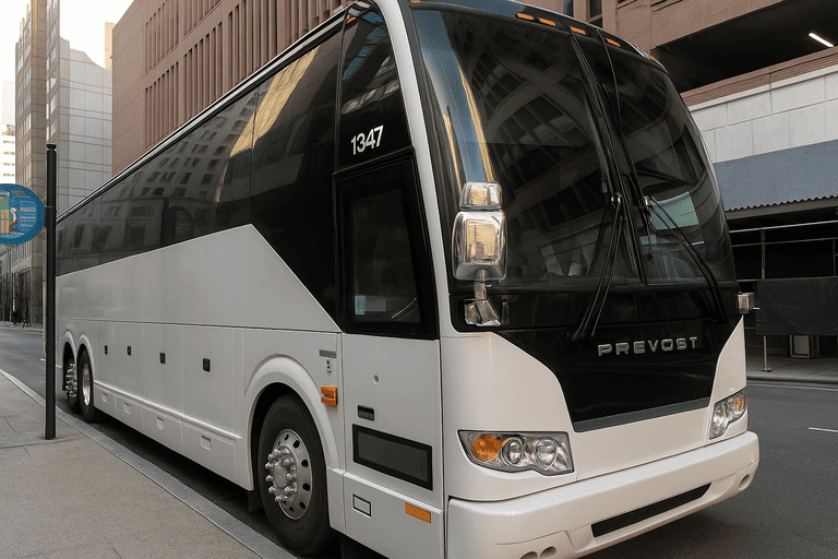 a Abilene Minibus Company coach bus