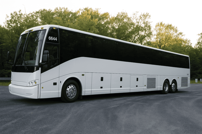 exterior of Abilene Minibus Company coach bus