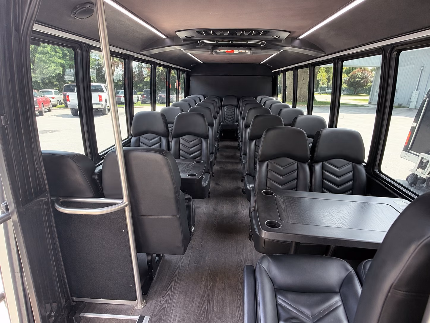 abilene 18 passenger minibus interior