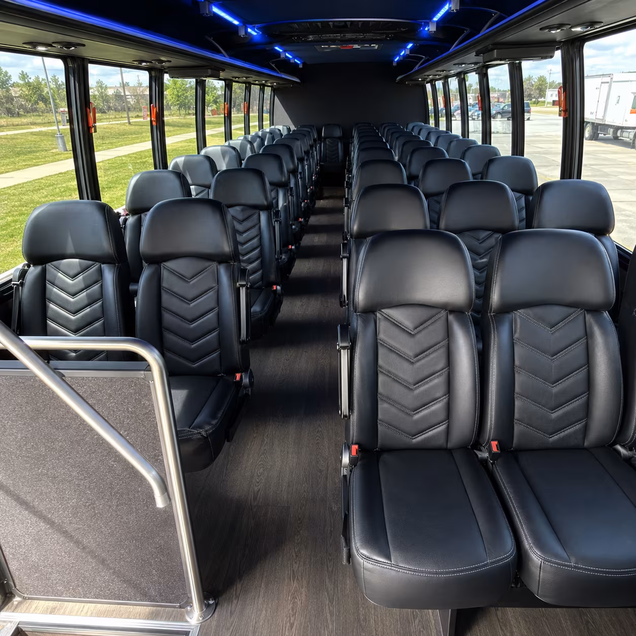 abilene 25 passenger minibus interior