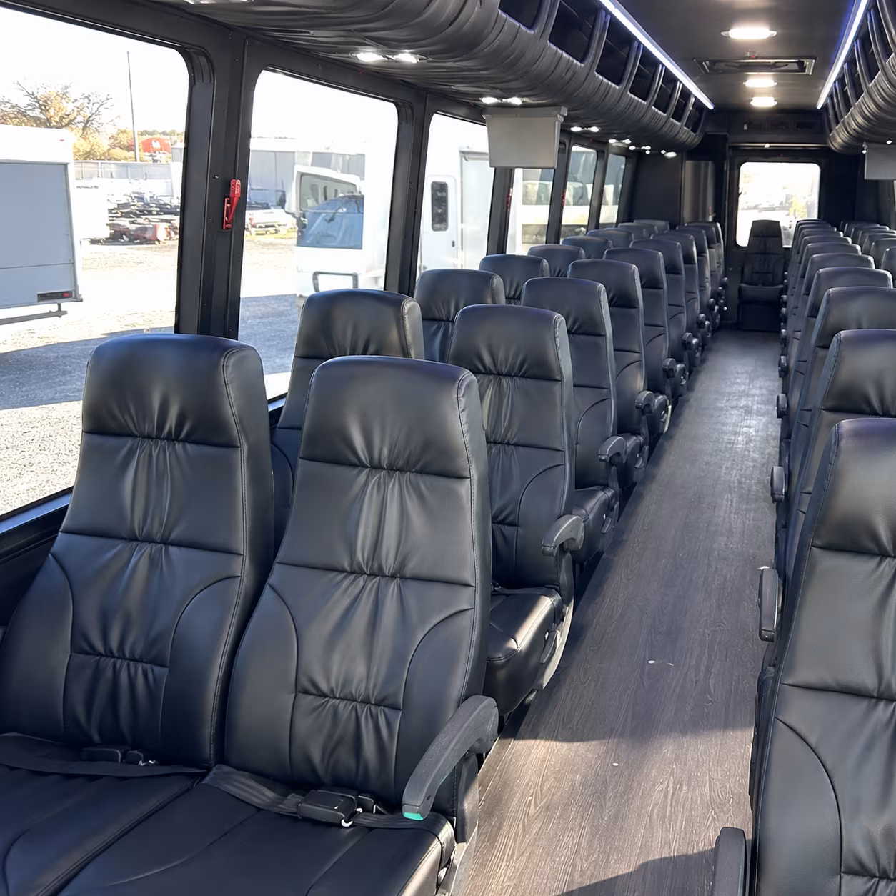 abilene 30 passenger minibus inside