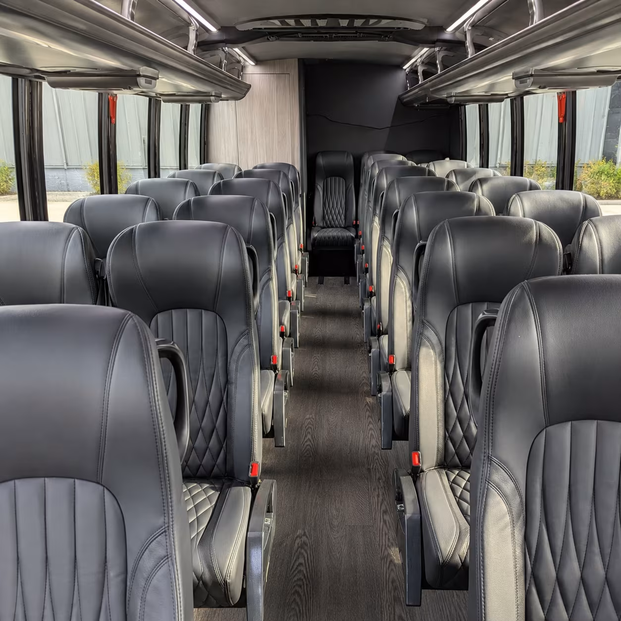 abilene 35 passenger minibus inside