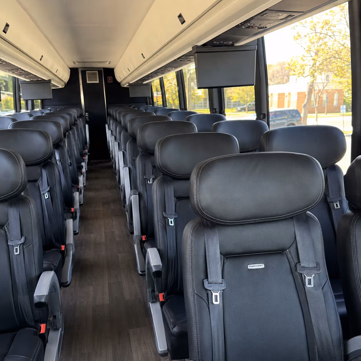 abilene charter bus inside