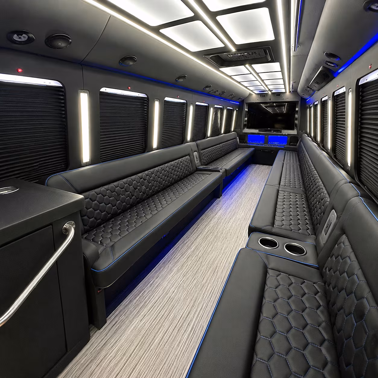 abilene party bus interior