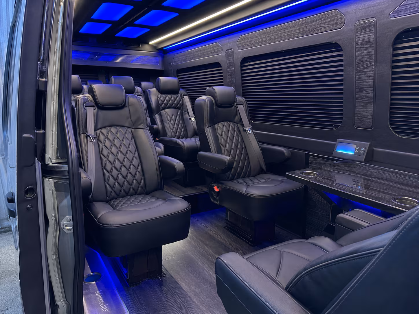 abilene sprinter van with driver inside