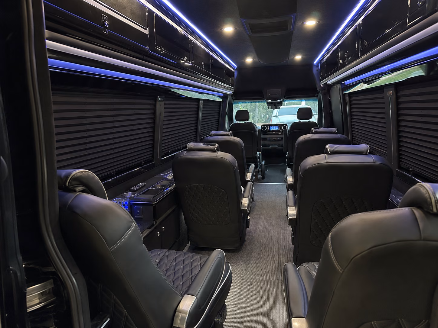 sprinter van with driver interior